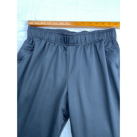 Gymshark Athletic Jogger Pants Black Size Medium Zip Pockets Training - Picture 2 of 9